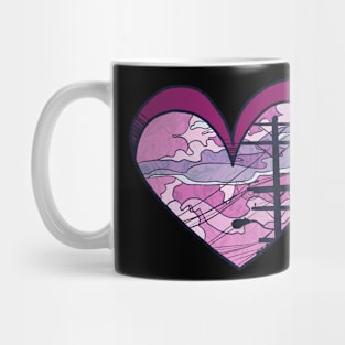 Heart Skyline Mug